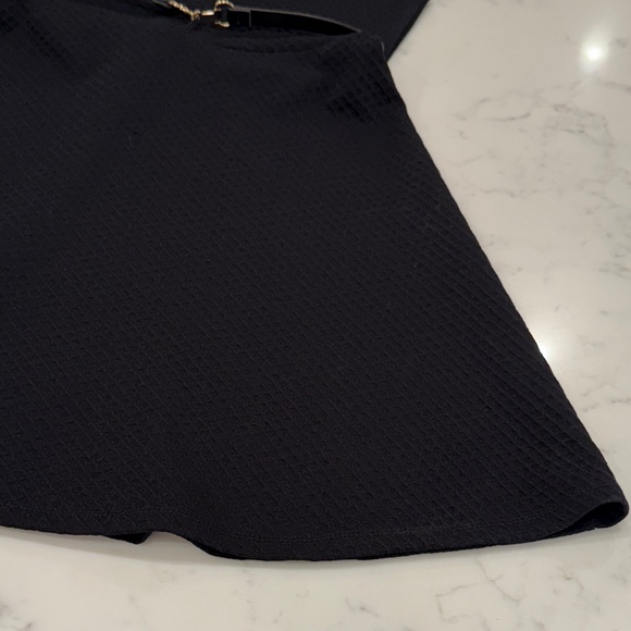 Kids Size 12 Blush by US Angels Black Formal Dress with Belt - Picture 8 of 12